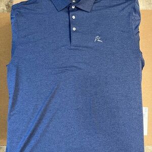 Rhoback Men’s Heathered Navy Polo Shirt